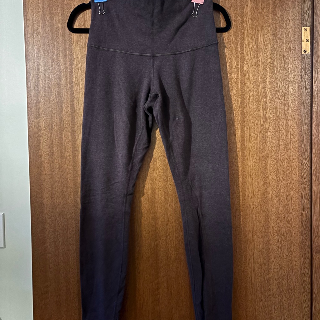 Lululemon Athletica Heather Purple High-Rise Leggings